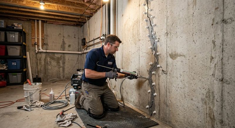 Basement Crack Repair in Ringgold, GA