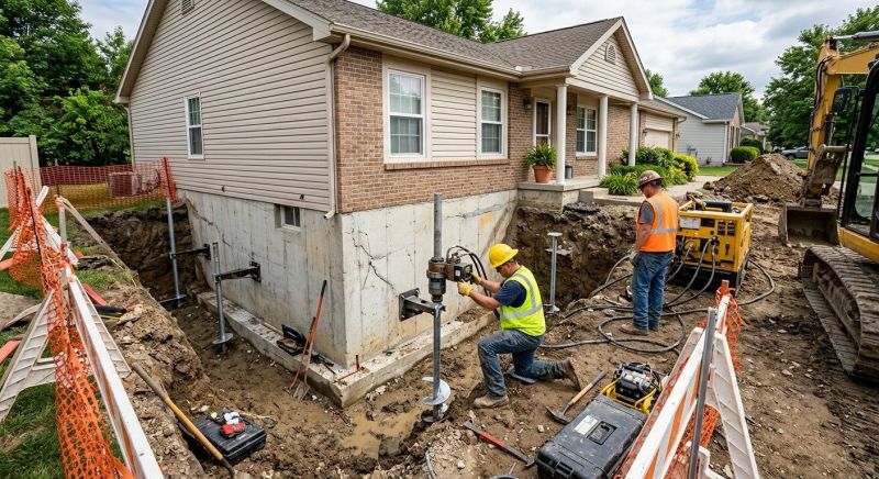 Building Foundation Repair in Mc Donald, TN