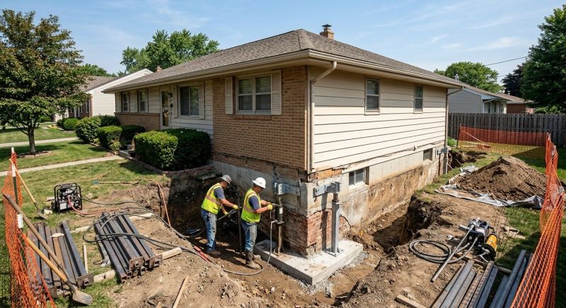 Building Foundation Repair in Rossville, GA