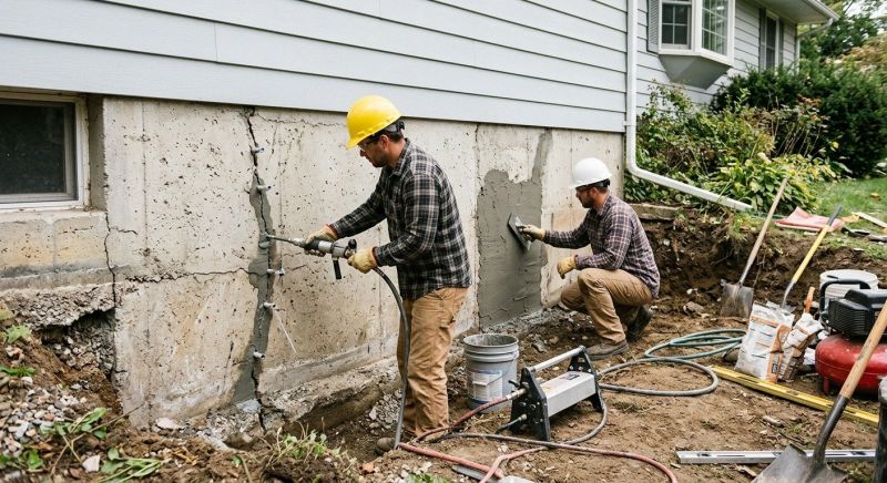 Concrete Foundation Repair in Ooltewah, TN