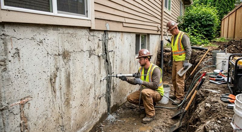 Cracked Foundation Repair in Dalton, GA
