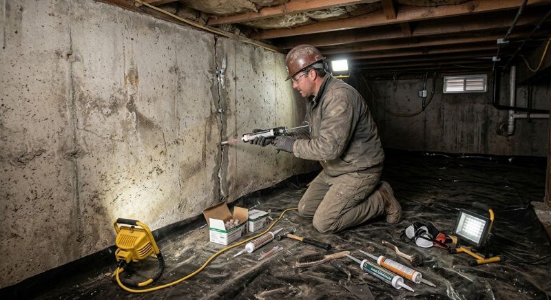 Cracked Foundation Repair in Mc Donald, TN