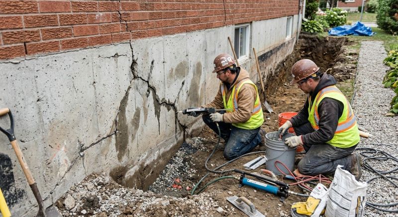 Cracked Foundation Repair in Walker County, GA