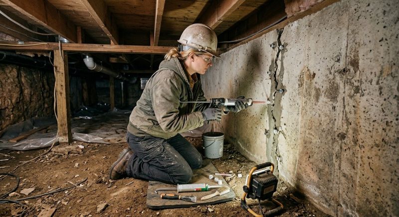 Crawlspace Foundation Repair in Hamilton County, TN