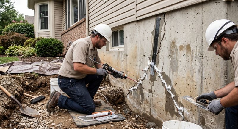 Foundation Crack Sealing in Ringgold, GA
