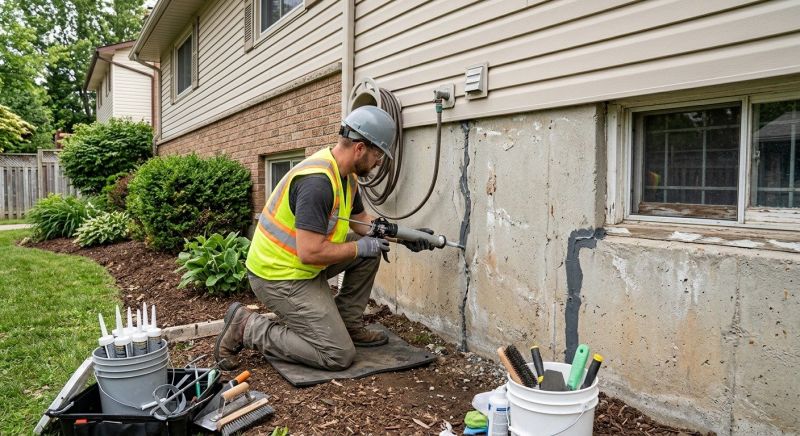 Foundation Crack Sealing in Ringgold, GA