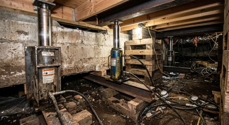 Foundation Jacking in Signal Mountain, TN