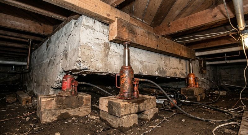 Foundation Jacking in Signal Mountain, TN