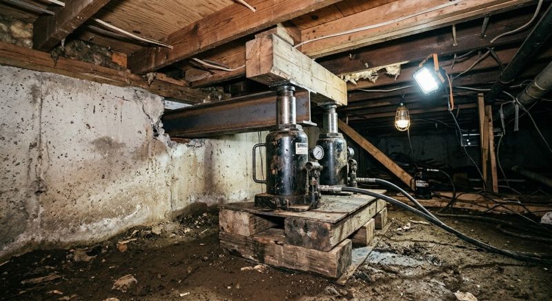 Foundation Jacking in Signal Mountain, TN