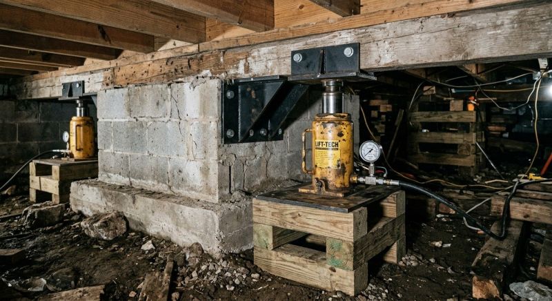 Foundation Jacking in Trenton, GA