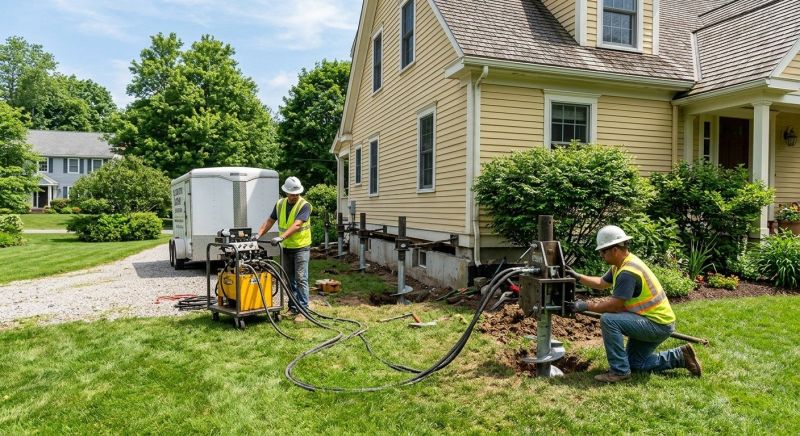 Foundation Lifting in Harrison, TN