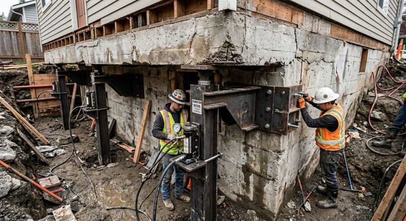 Foundation Lifting in Hixson, TN