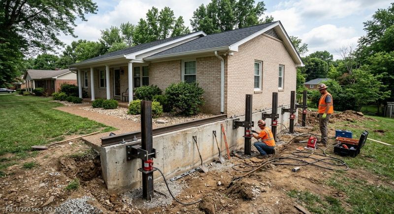 Foundation Pier Leveling in Ringgold, GA