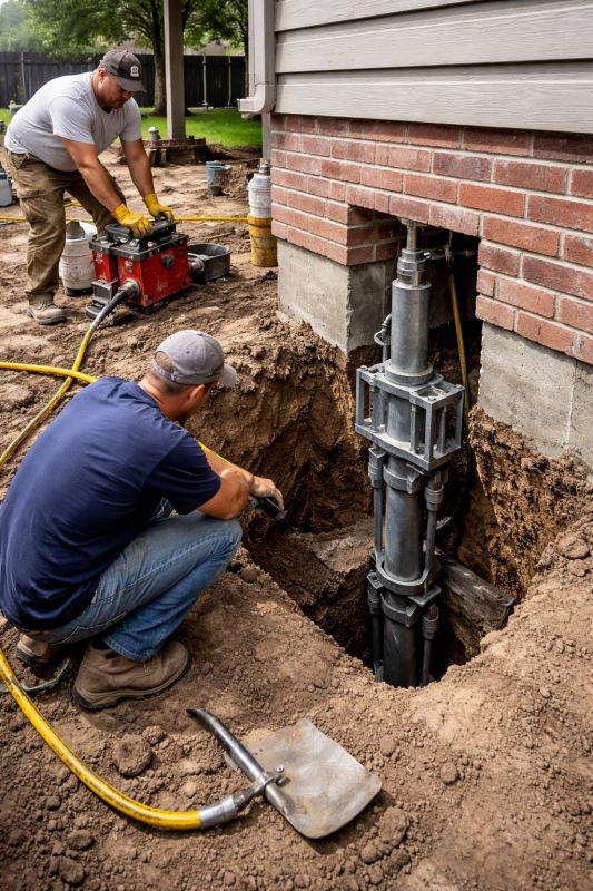 Foundation Pier Repair in Ringgold, GA