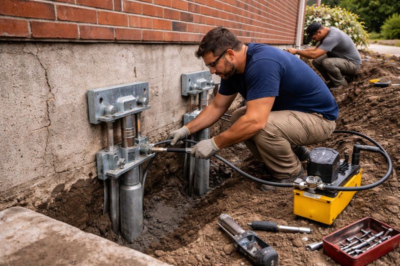 Foundation Pier Repair in Ringgold, GA