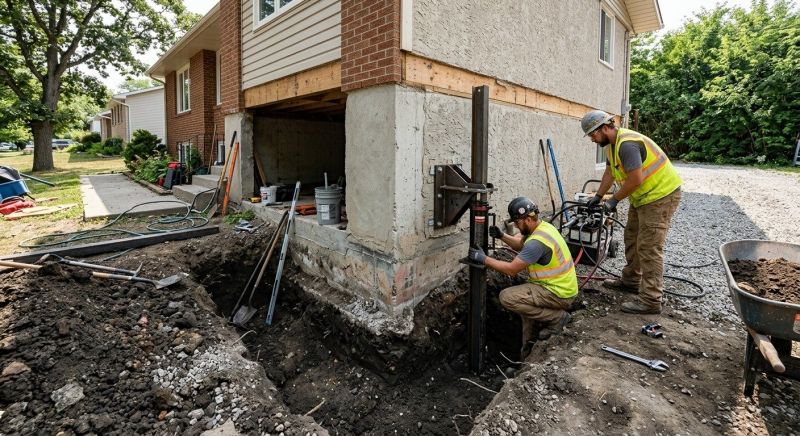 Foundation Pier Repair in Ringgold, GA
