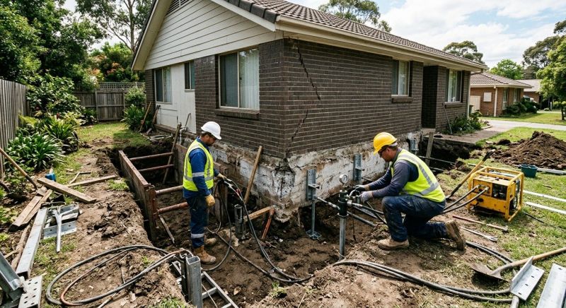 Foundation Stabilizing in Signal Mountain, TN
