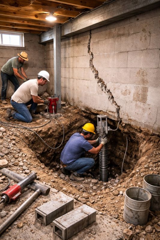 Foundation Structural Repair in Dalton, GA