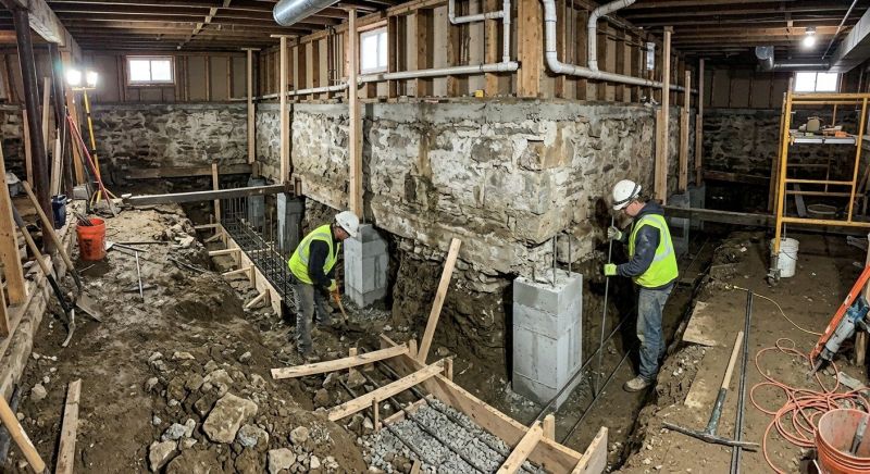 Foundation Underpinning in Ringgold, GA