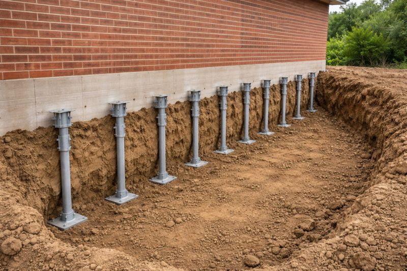 Helical Piers Installation in Ringgold, GA
