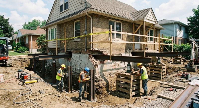 House Foundation Repair in Murray County, GA