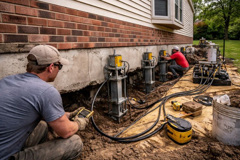 Settling Foundation Service in Ooltewah, TN