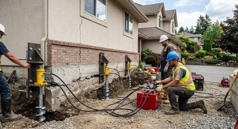 Sinking Foundation Lifting in Ringgold, GA