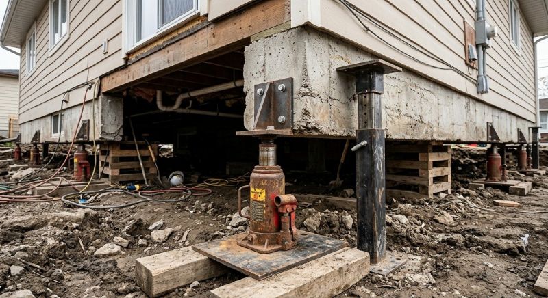 Sinking Foundation Lifting in Ringgold, GA