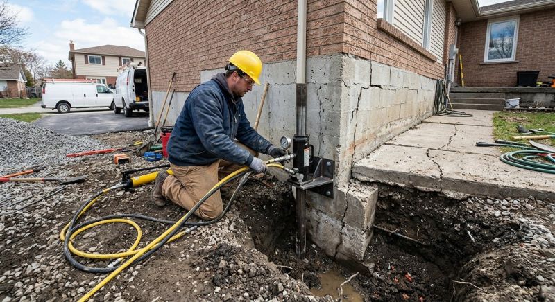Sinking Foundation Repair in Hixson, TN