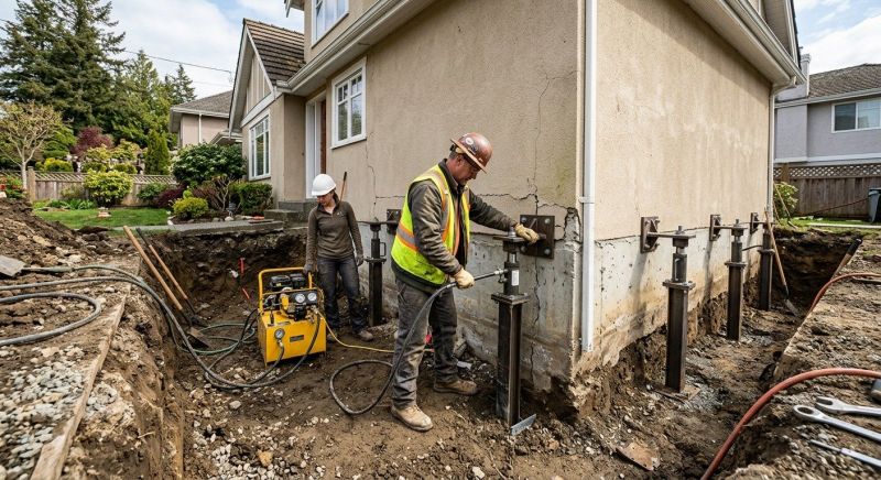 Sinking Foundation Repair in Mc Donald, TN