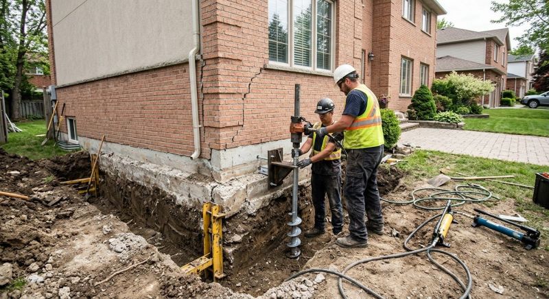 Sinking Foundation Repair in Murray County, GA