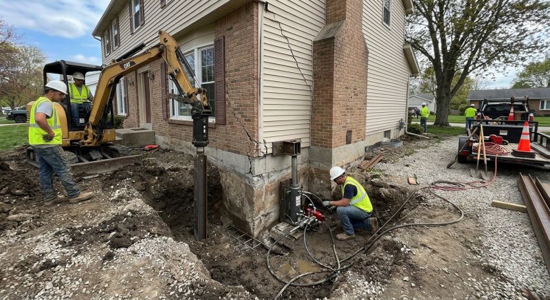 Sinking Foundation Repair in Ooltewah, TN