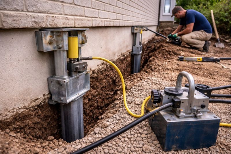 Sinking Foundation Repair in Walker County, GA
