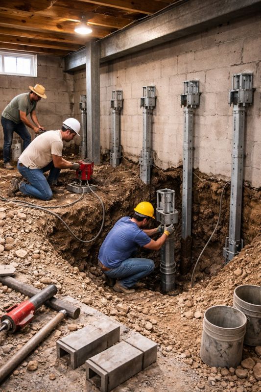 Structural Underpinning in Ringgold, GA